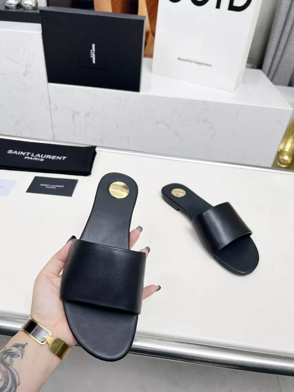 Versatile 3425 Yves Saint Laurent YSL Slippers For Women