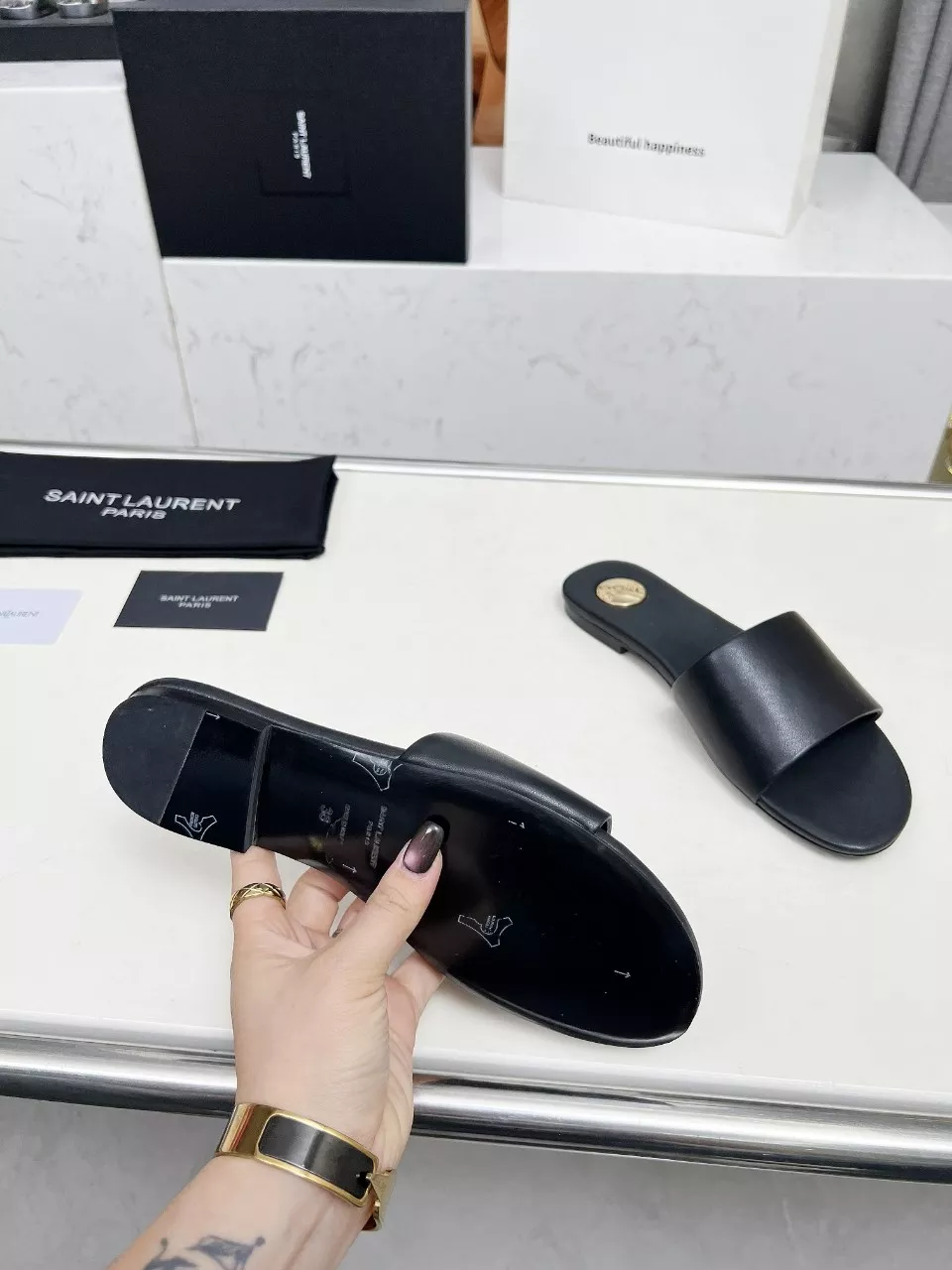 Versatile 3425 Yves Saint Laurent YSL Slippers For Women