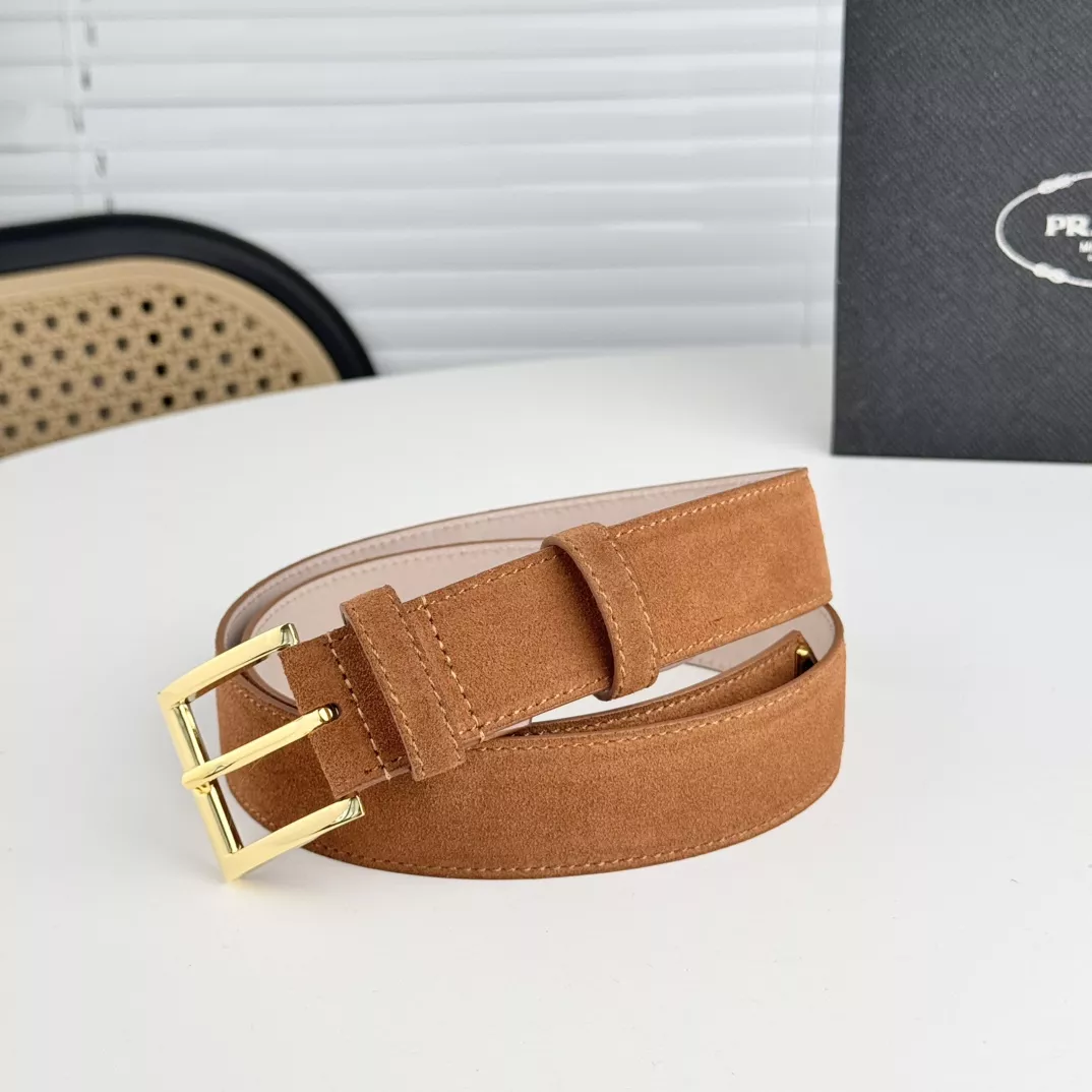 Versatile 3831 Prada AAA Quality Belts In 3.5cm For Unisex