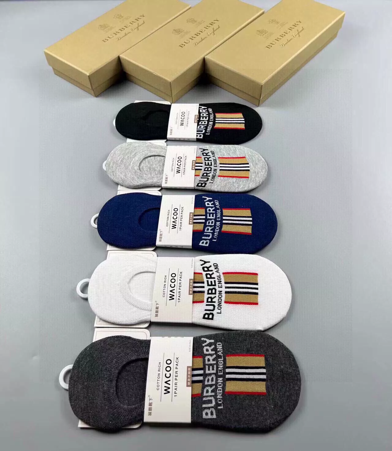 Versatile 3832 Burberry Socks For Men