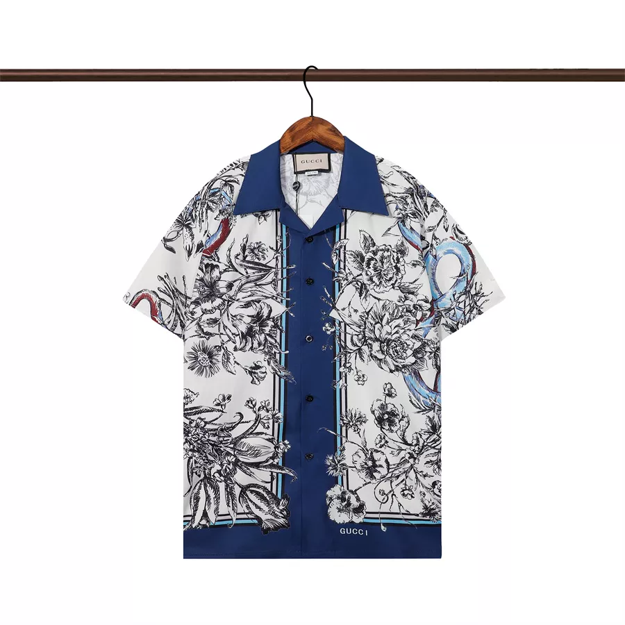 Versatile 3930 Gucci Shirts Short Sleeved For Men