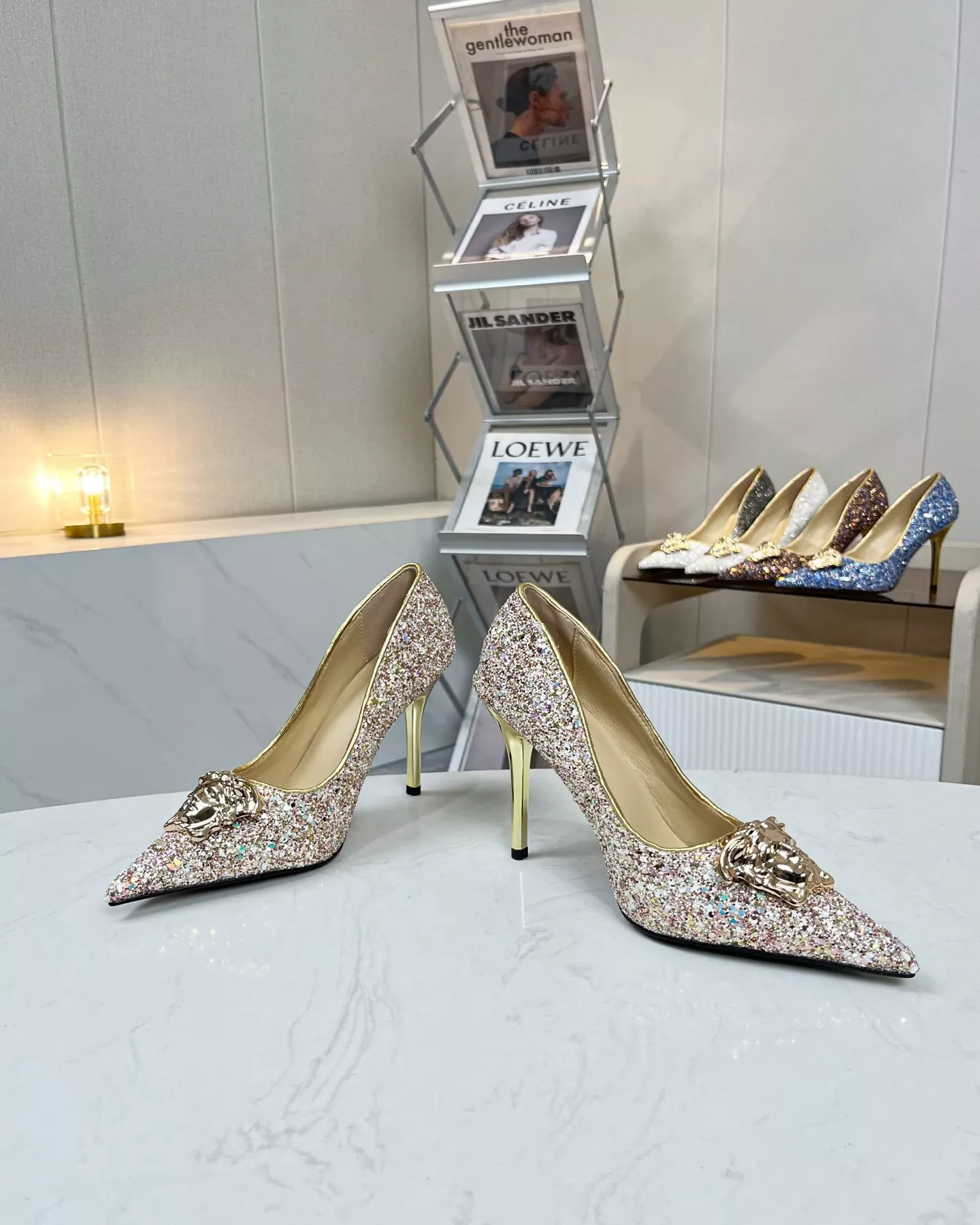 Versatile 3960 Versace High-Heeled Shoes For Women