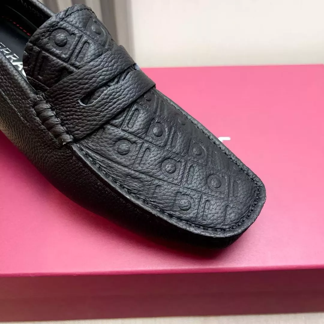 Versatile 398 Salvatore Ferragamo Leather Shoes For Men