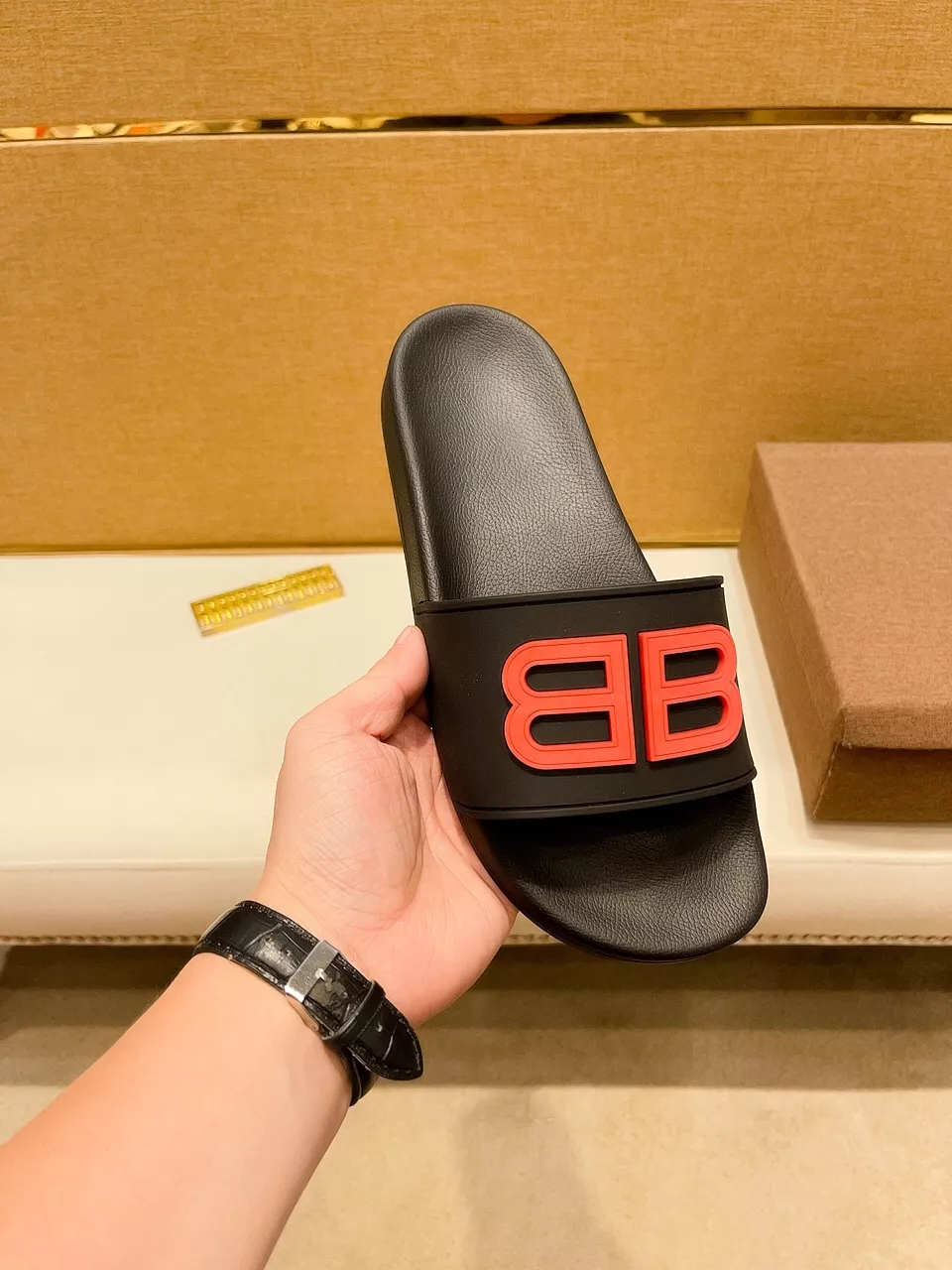Versatile 4125 Balenciaga Slippers For Men