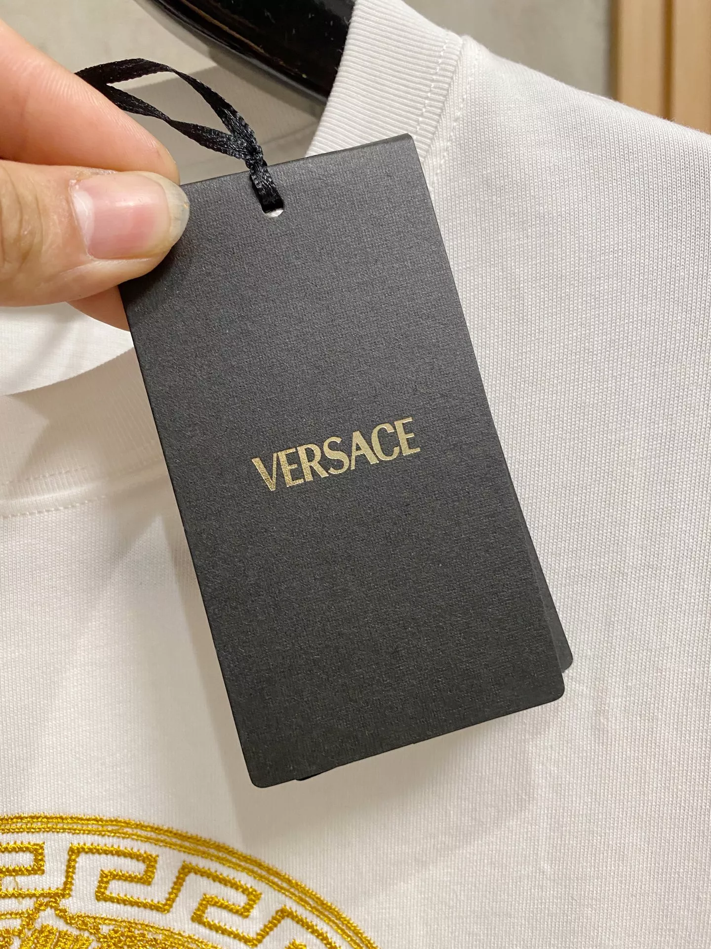 Versatile 4133 Versace T-Shirts Short Sleeved For Unisex