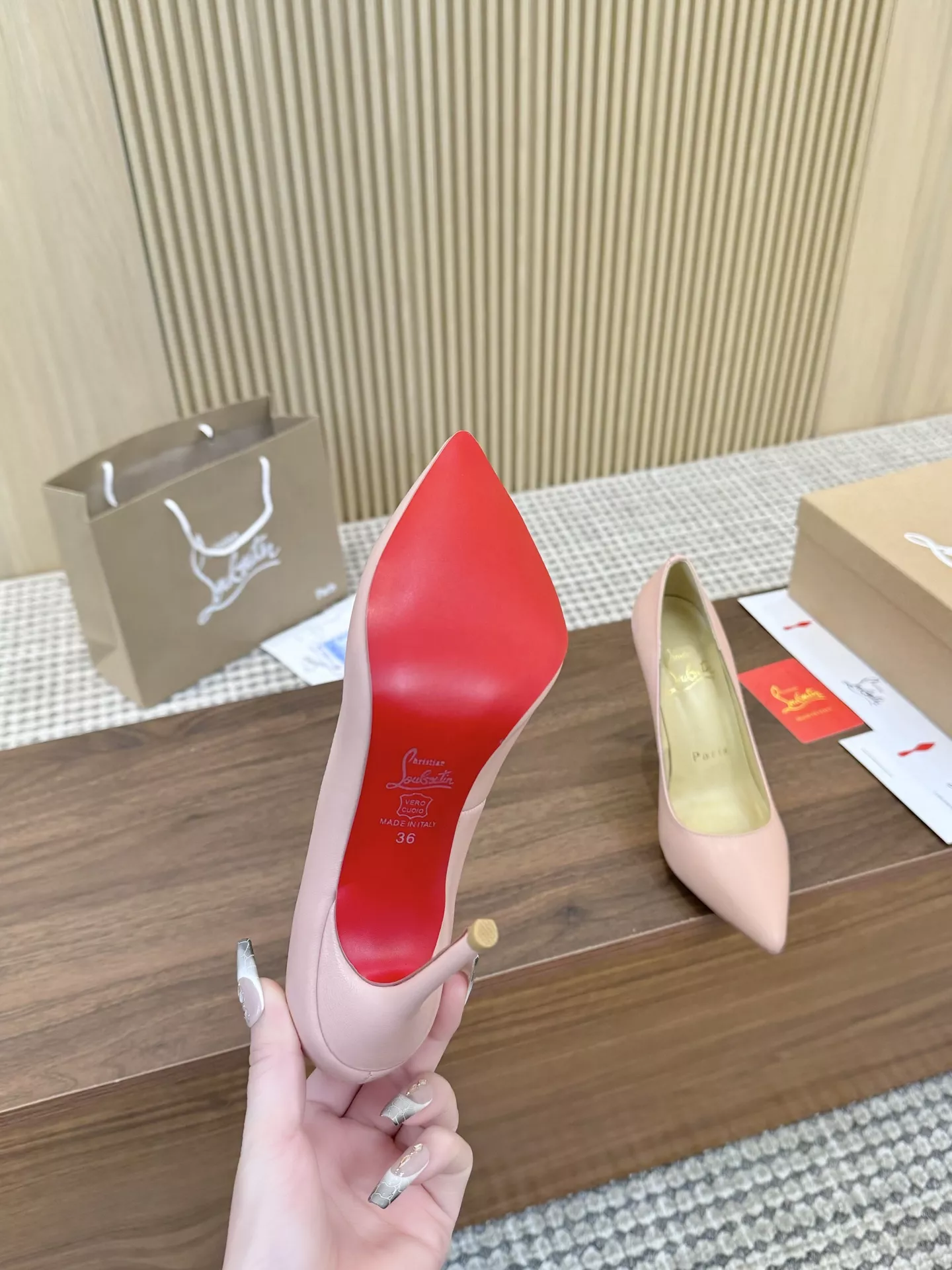 Versatile 4331 Christian Louboutin High-heeled shoes For Women