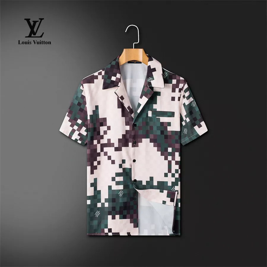 Versatile 4333 Louis Vuitton LV Tracksuits Short Sleeved For Men