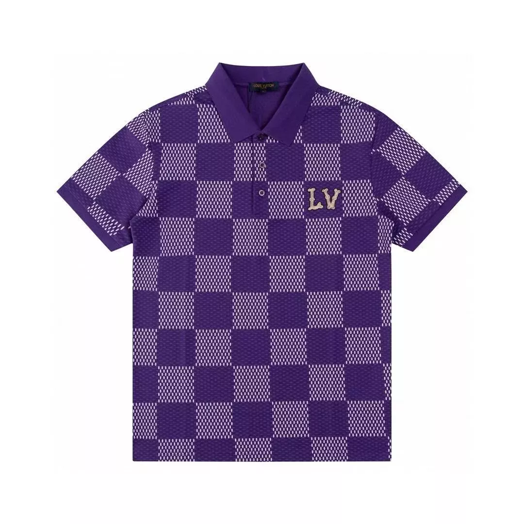 Versatile 4532 Louis Vuitton LV T-Shirts Short Sleeved For Men