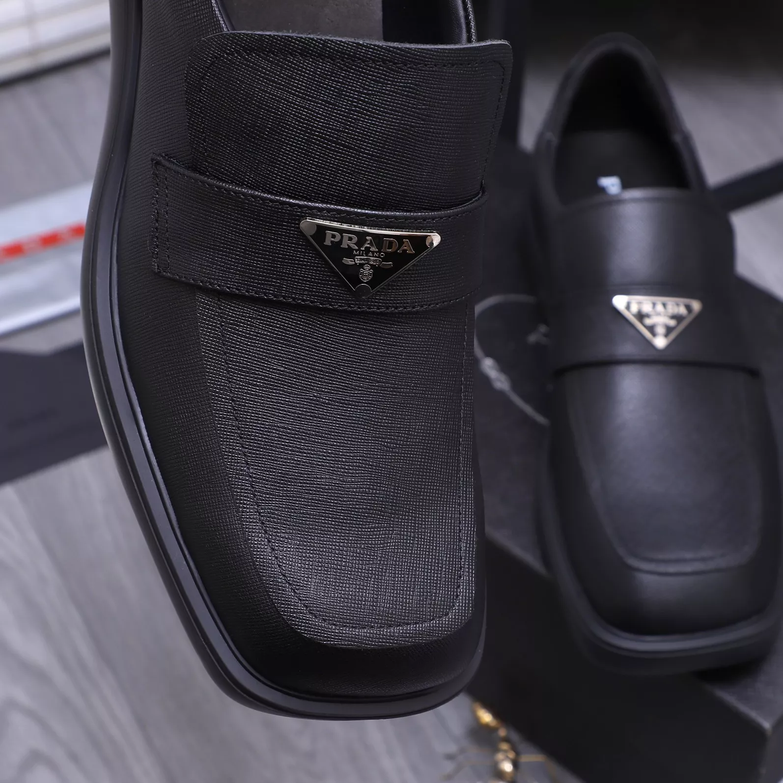 Versatile 4691 Prada Leather Shoes For Men