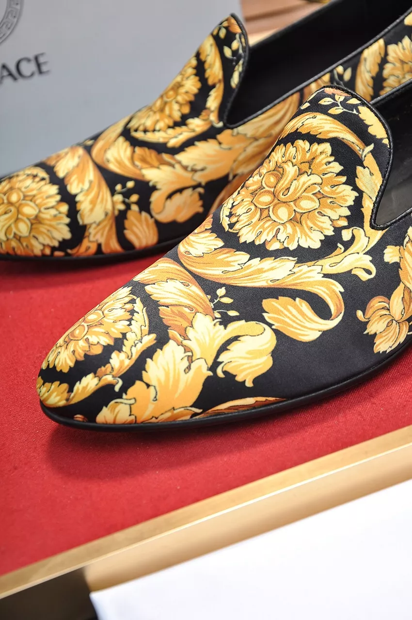 Versatile 4878 Versace Leather Shoes For Men