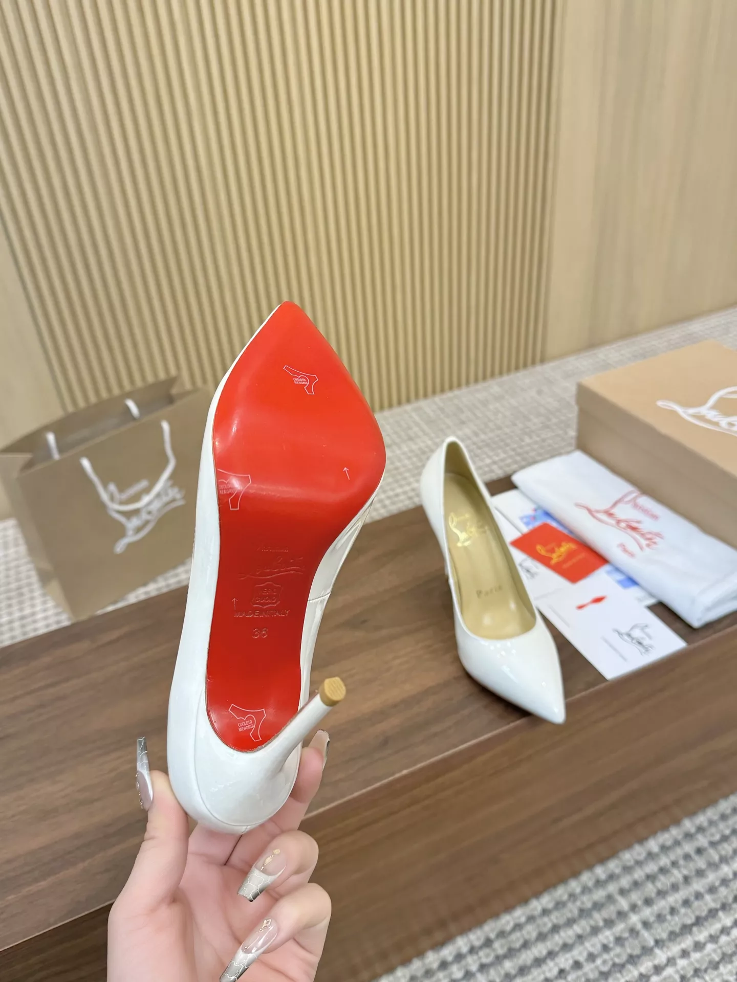 Versatile 5038 Christian Louboutin High-heeled shoes For Women