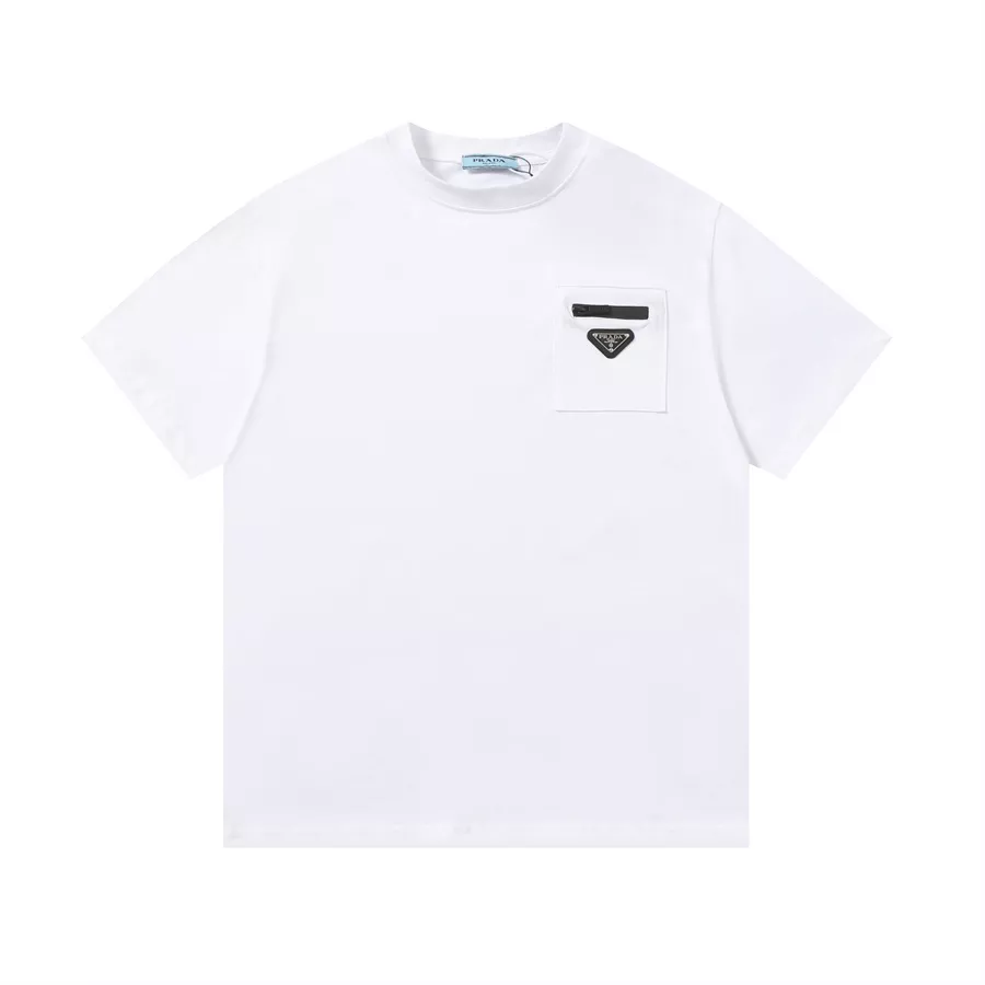 Versatile 5197 Prada T-Shirts Short Sleeved For Unisex