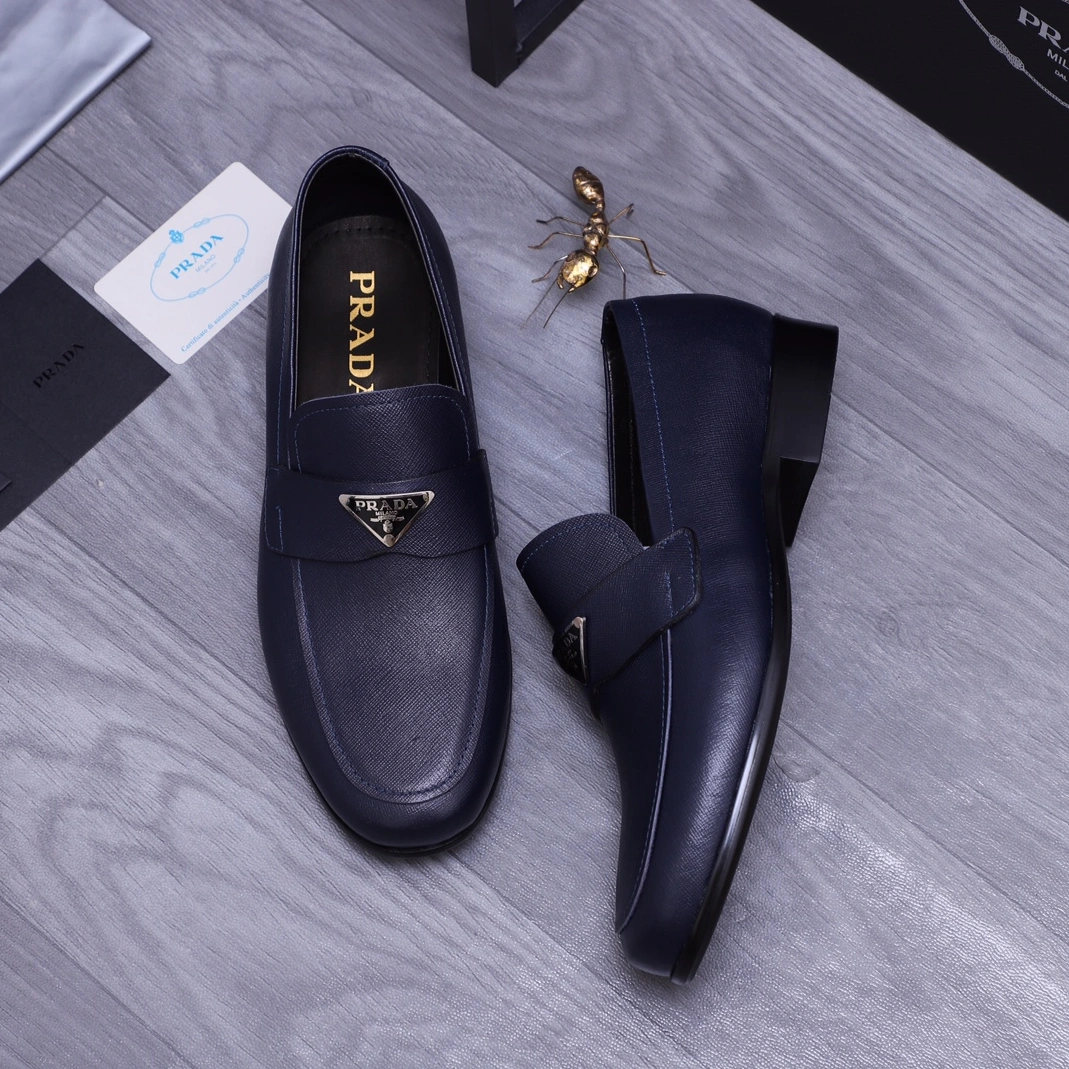 Versatile 5245 Prada Leather Shoes For Men