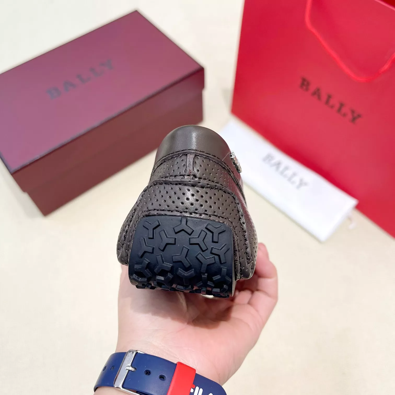 Versatile 5479 Bally Leather Shoes For Men