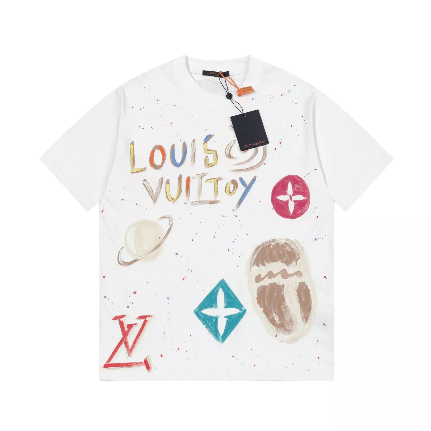 Versatile 5934 Louis Vuitton LV T-Shirts Short Sleeved For Unisex