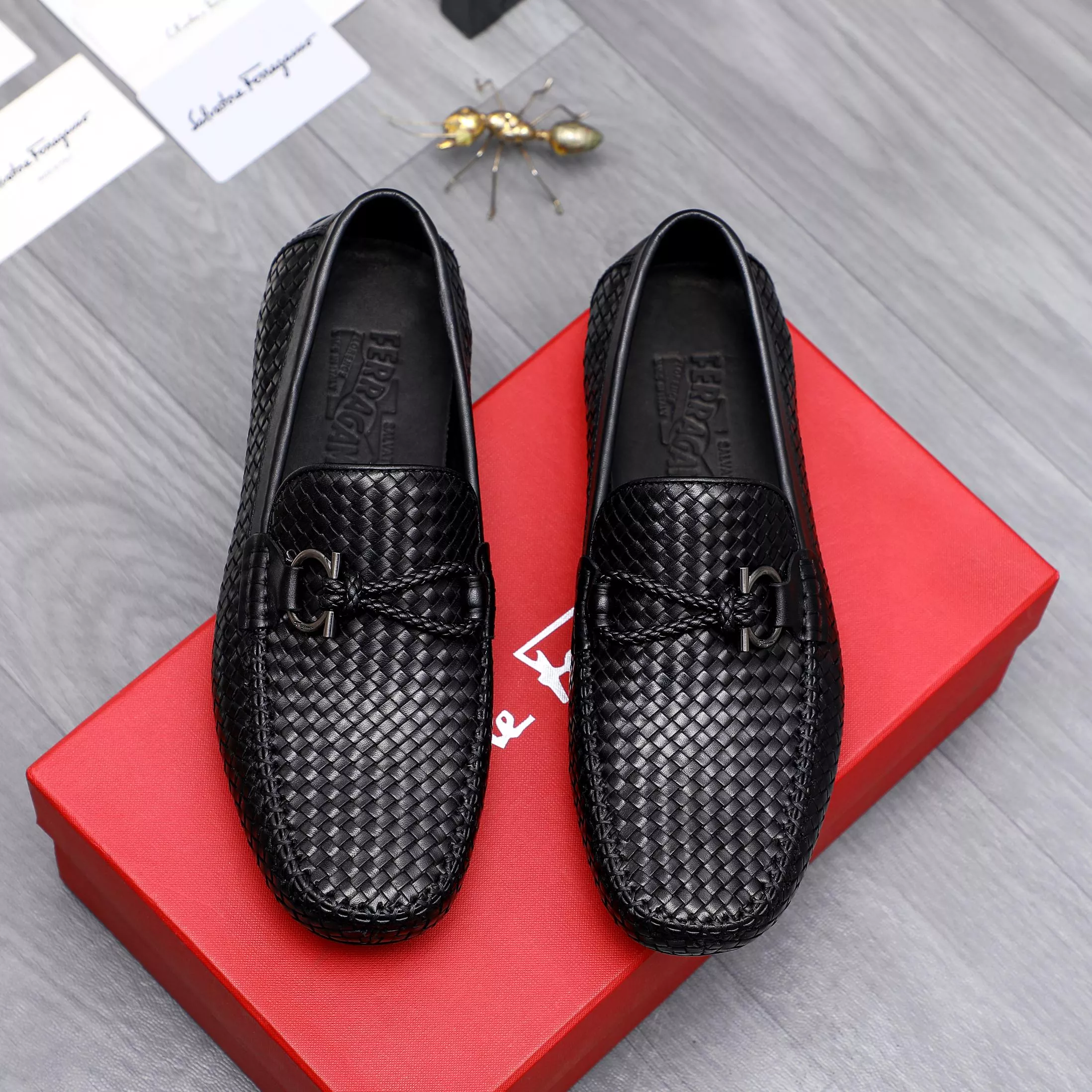 Versatile 5994 Salvatore Ferragamo Leather Shoes For Men