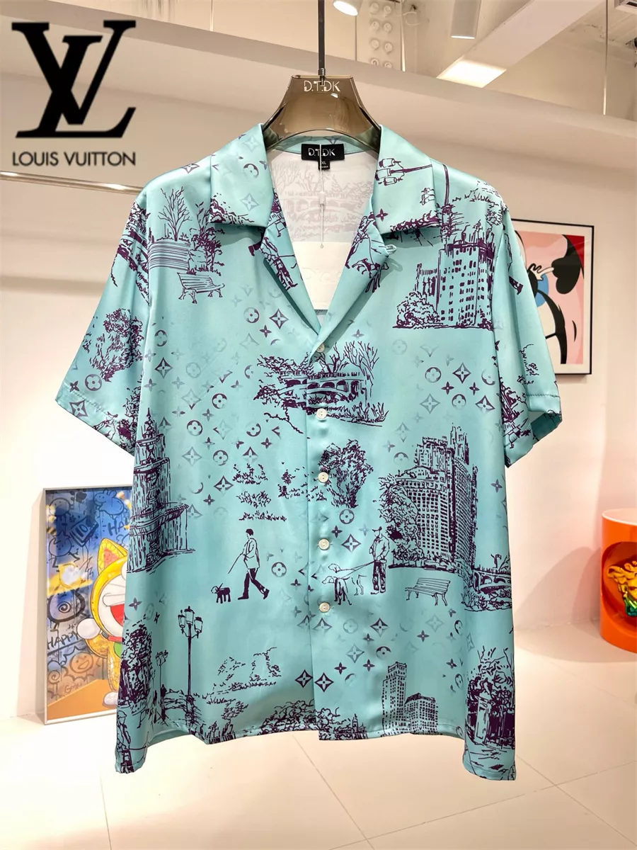 Versatile 6010 Louis Vuitton LV Tracksuits Short Sleeved For Men