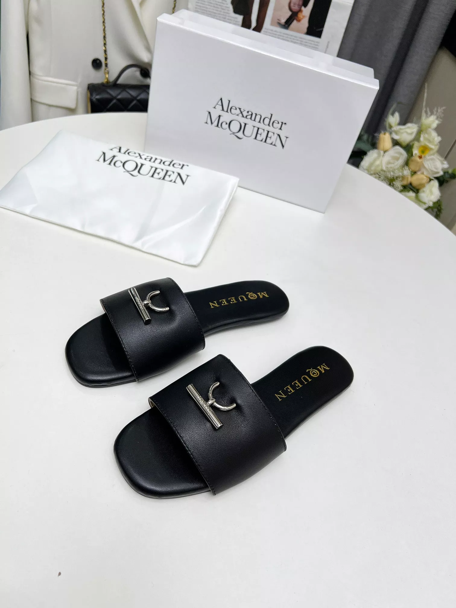 Versatile 6026 Alexander McQueen Slippers For Women