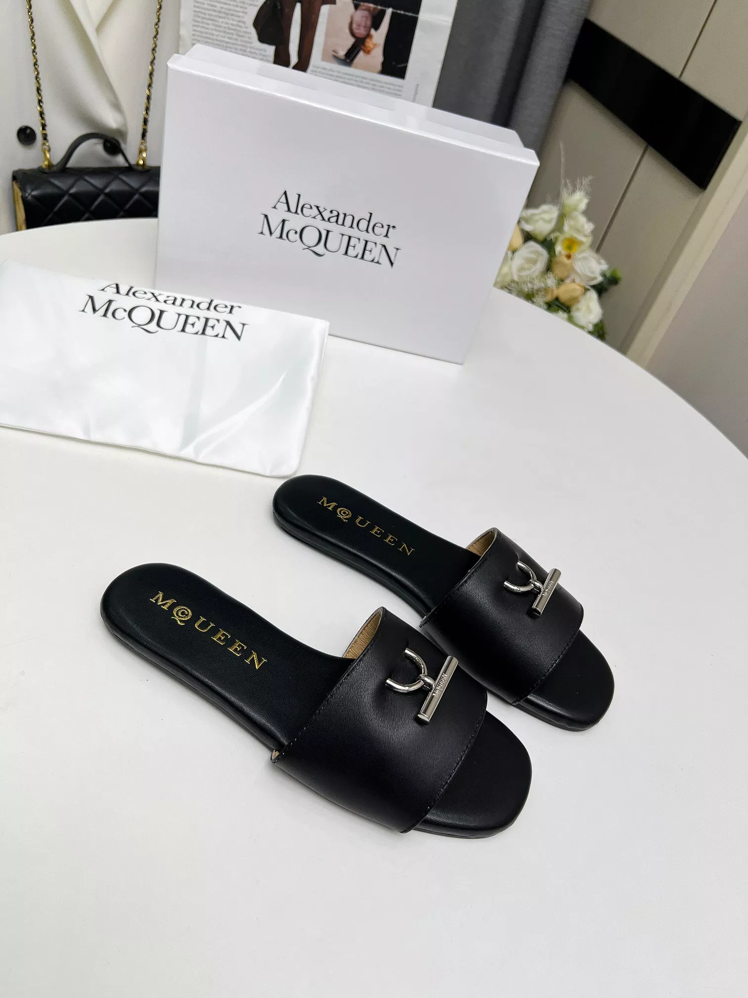 Versatile 6026 Alexander McQueen Slippers For Women