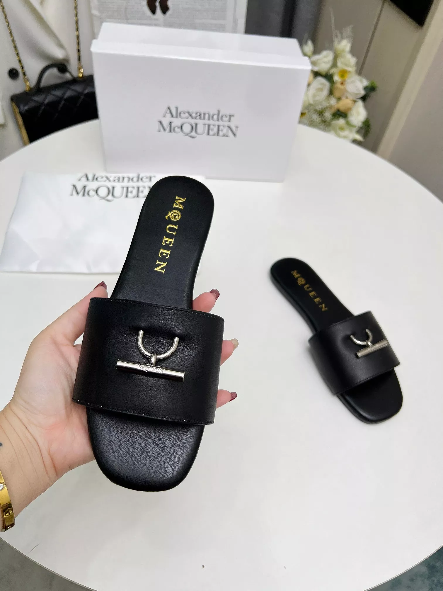 Versatile 6026 Alexander McQueen Slippers For Women