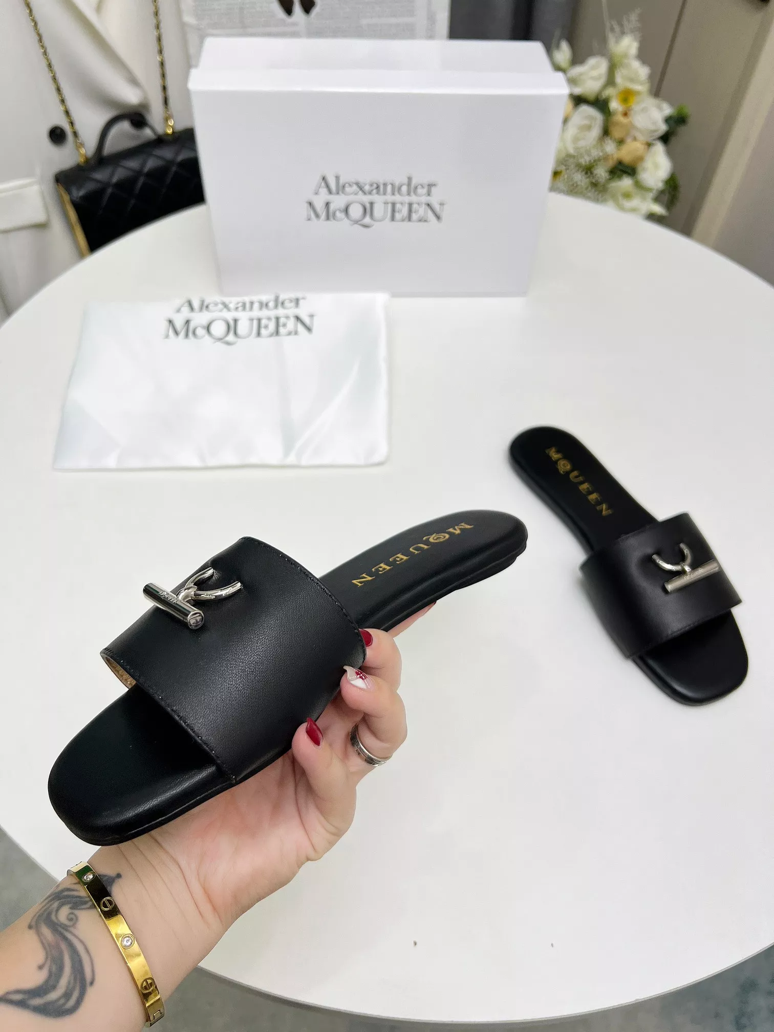 Versatile 6026 Alexander McQueen Slippers For Women