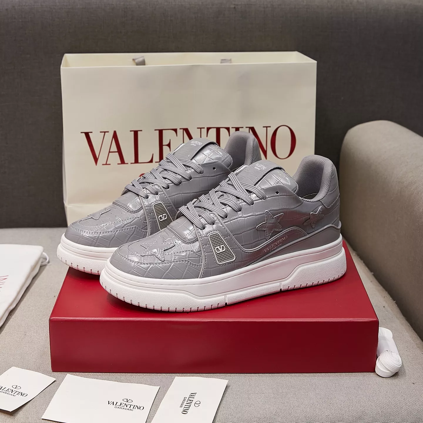 Versatile 6244 Valentino Casual Shoes For Men