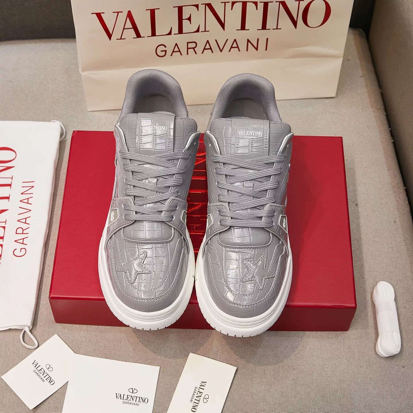 Versatile 6244 Valentino Casual Shoes For Men