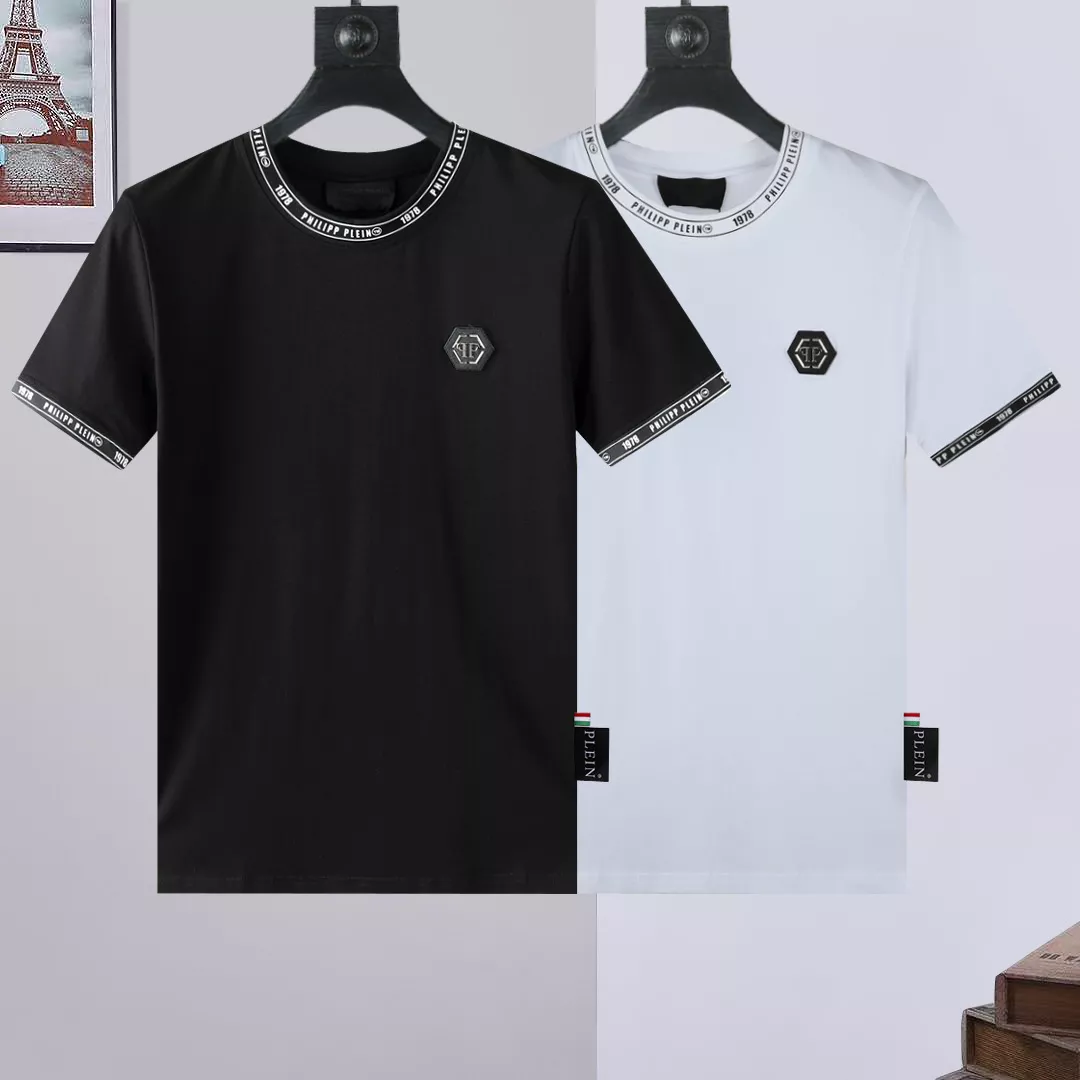 Versatile 6334 Philipp Plein PP T-Shirts Short Sleeved For Men