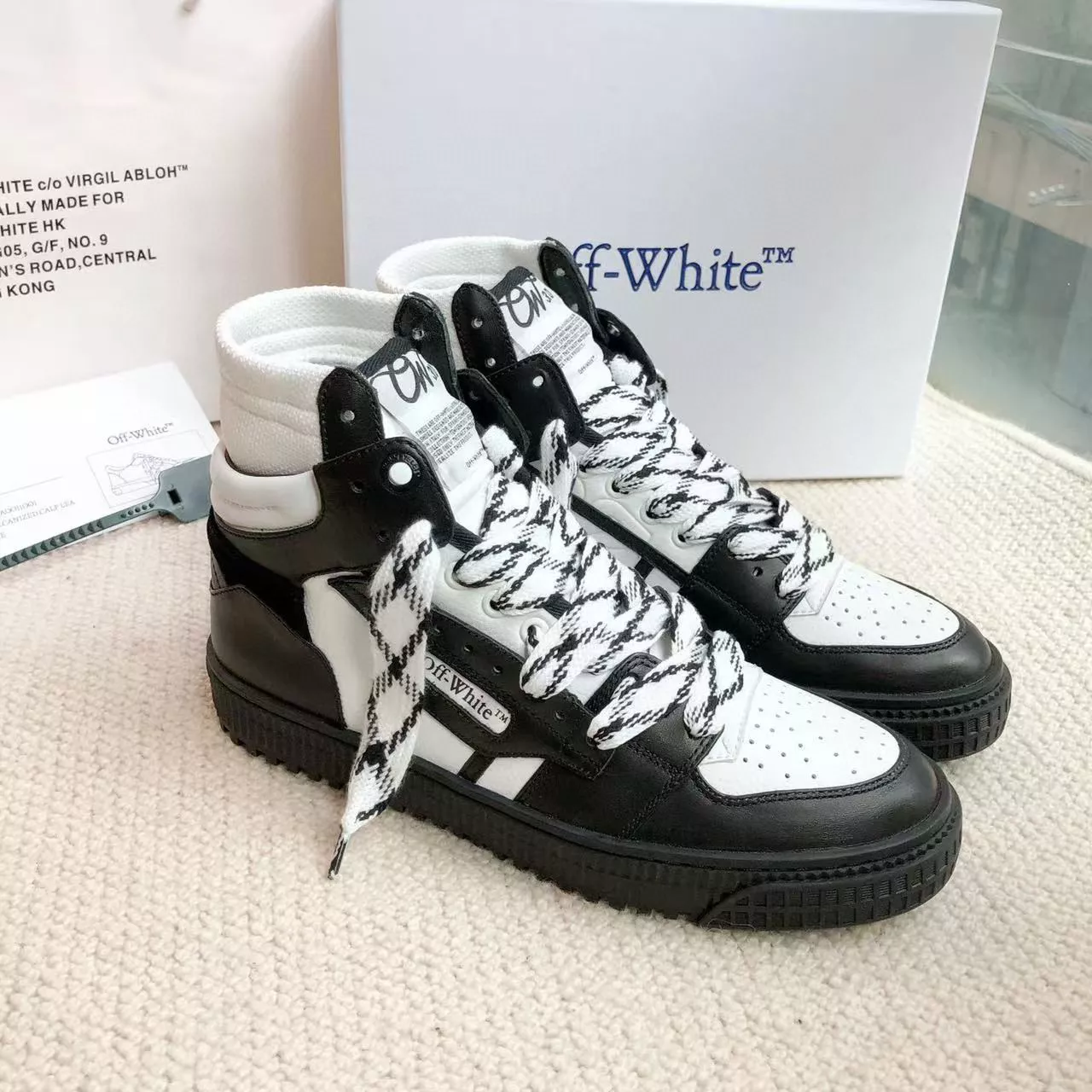 Versatile 6482 Off-White High Tops Shoes For Women