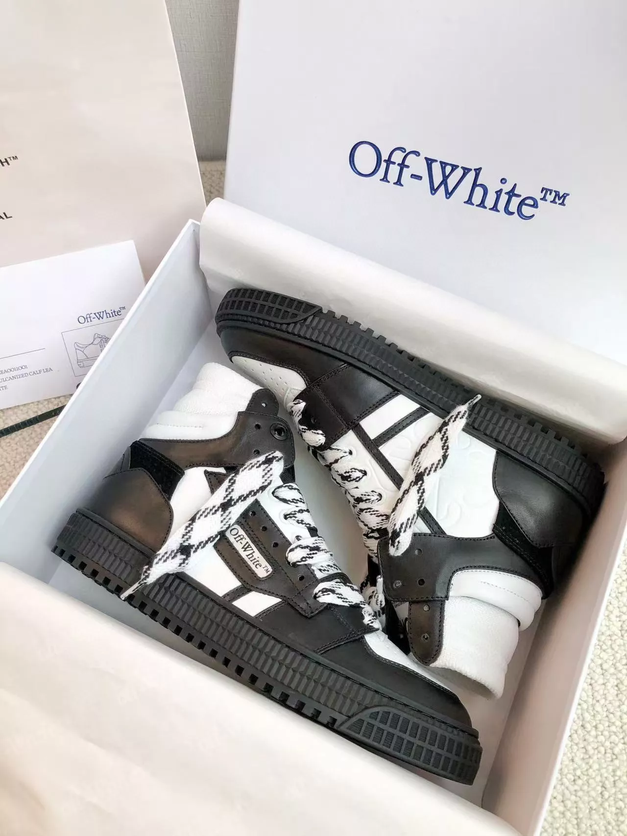 Versatile 6482 Off-White High Tops Shoes For Women