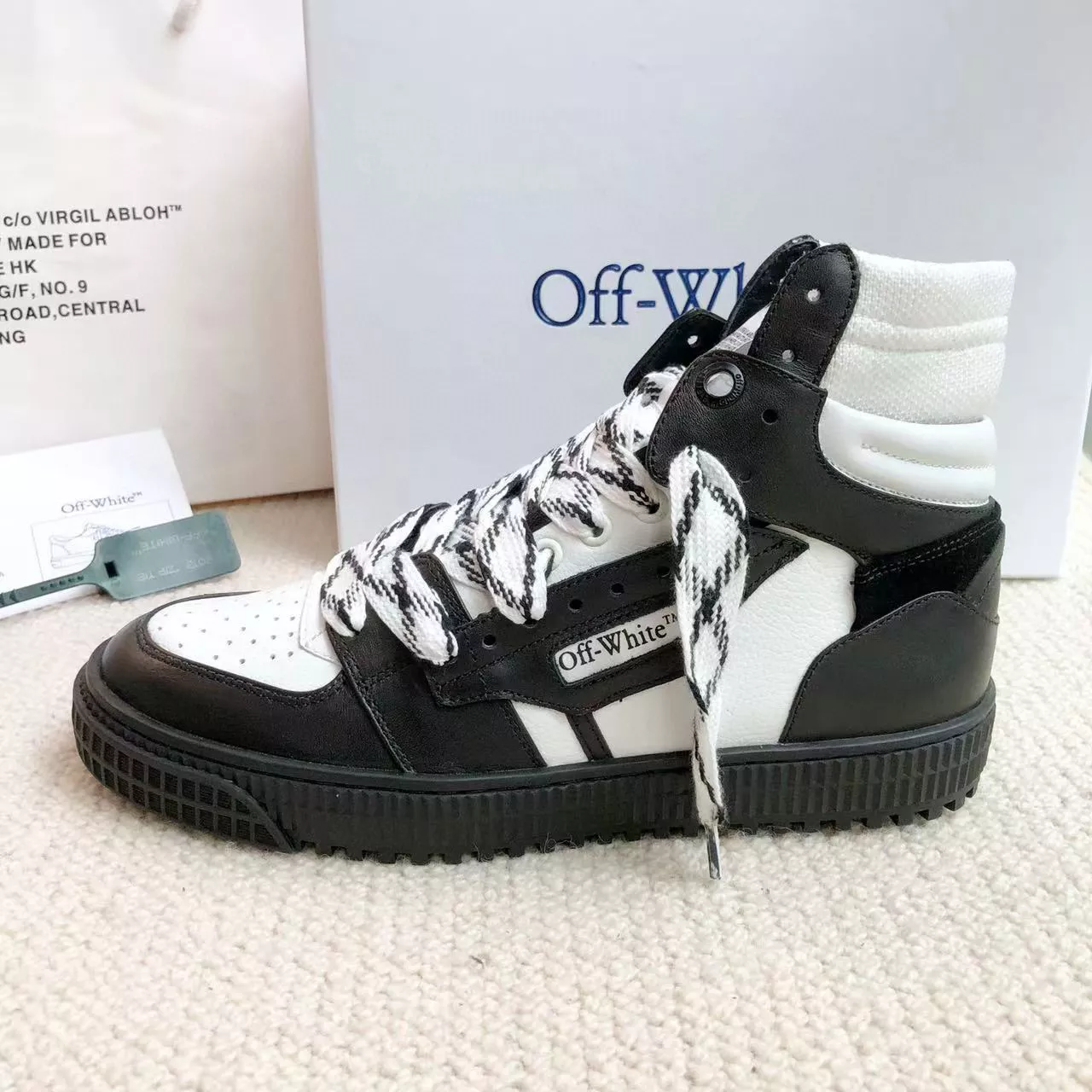 Versatile 6482 Off-White High Tops Shoes For Women