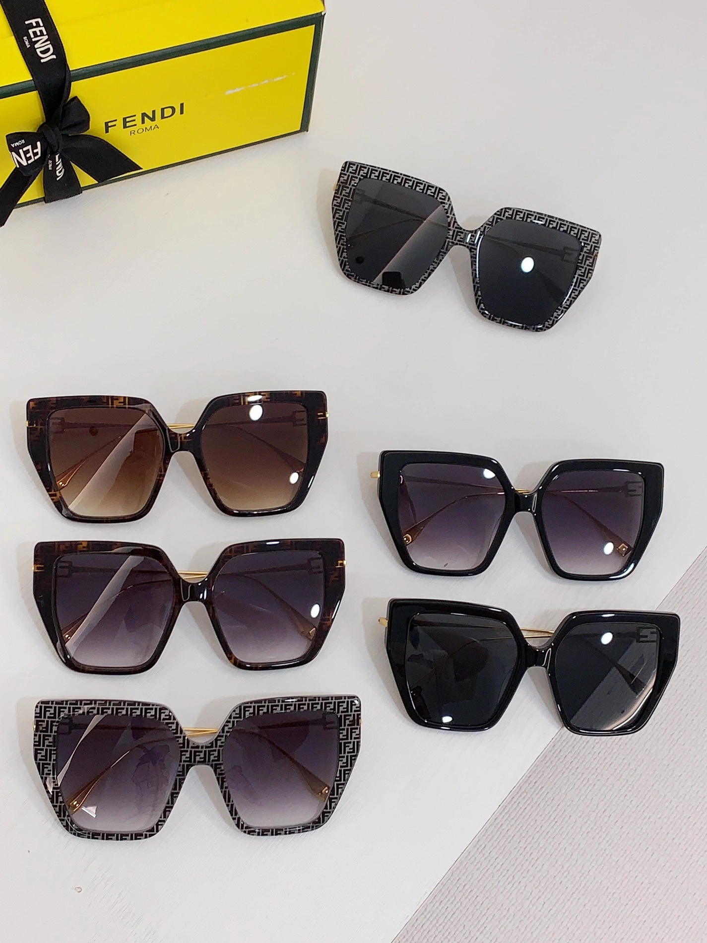 Versatile 6594 Fendi AAA Quality Sunglasses