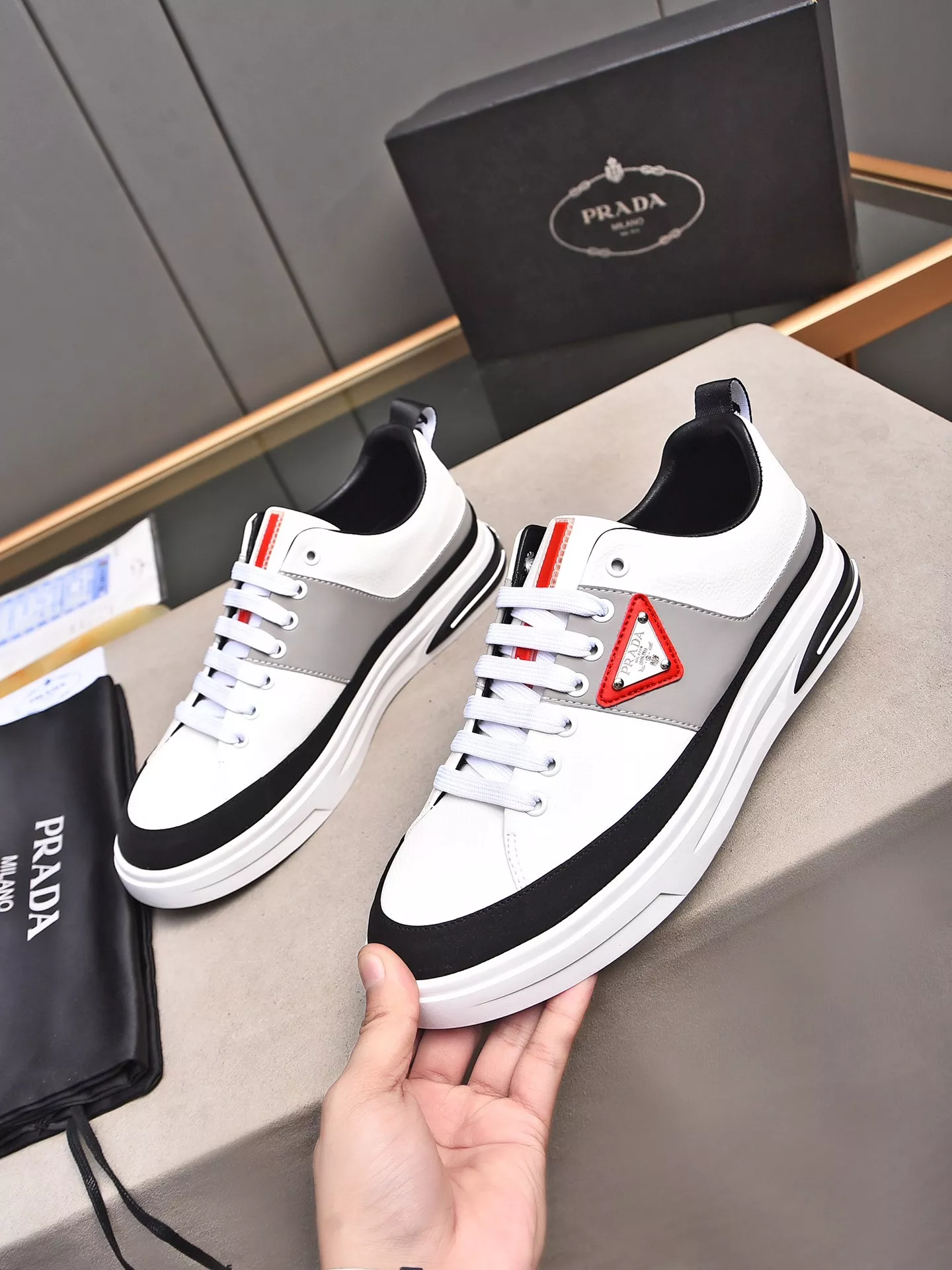 Versatile 6741 Prada Casual Shoes For Men