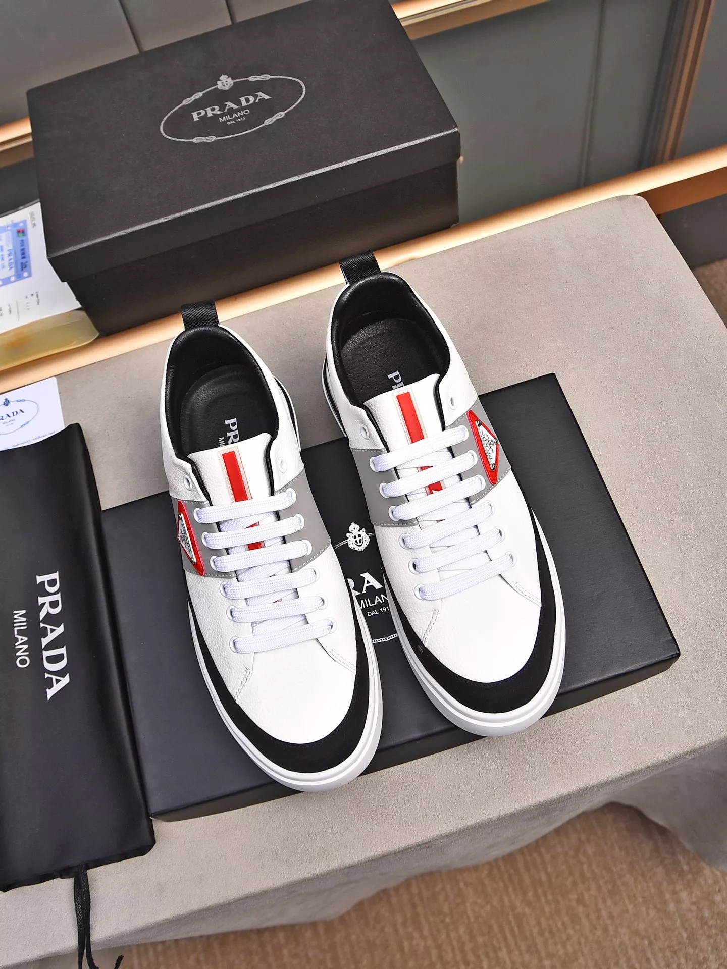 Versatile 6741 Prada Casual Shoes For Men
