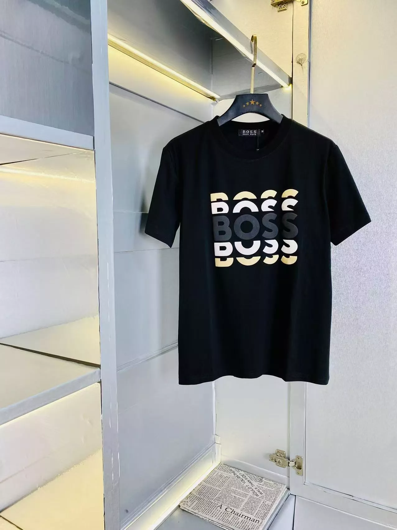 Versatile 689 Boss T-Shirts Short Sleeved For Men