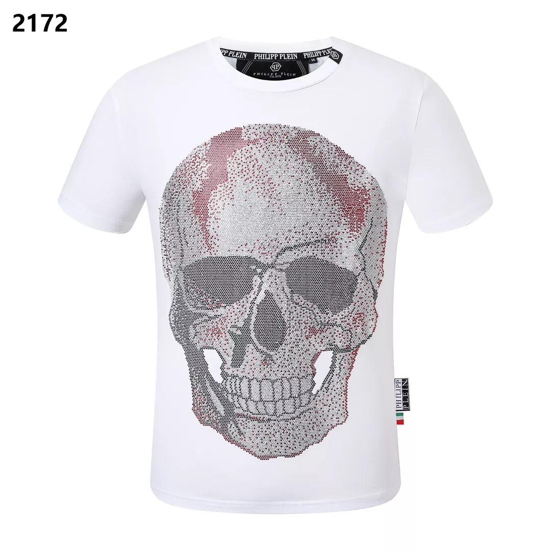 Versatile 7020 Philipp Plein PP T-Shirts Short Sleeved For Men