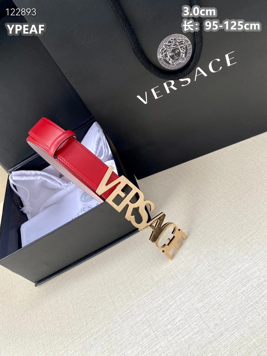 Versatile 707 Versace AAA Quality Belts For Unisex