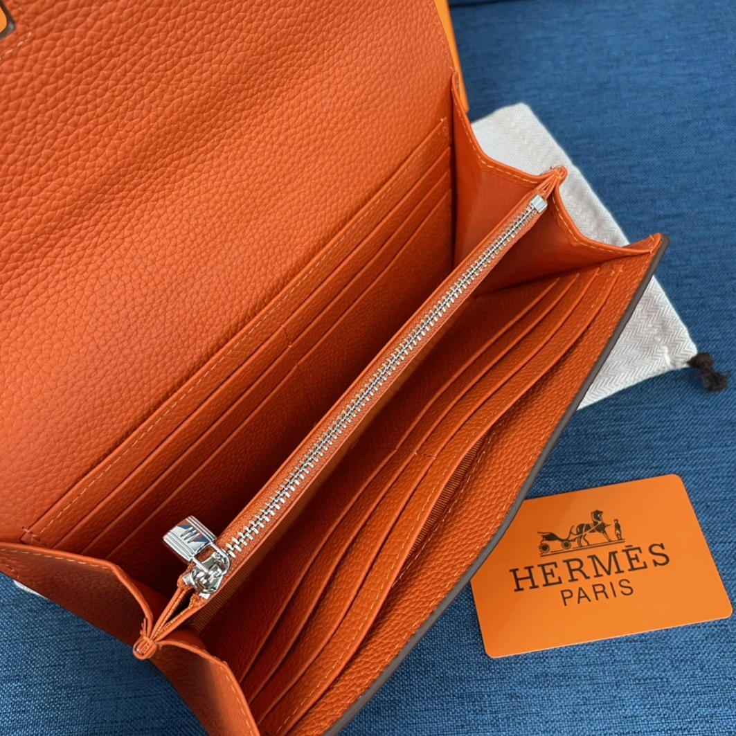 Versatile 7077 Hermes AAA Quality Wallets For Women