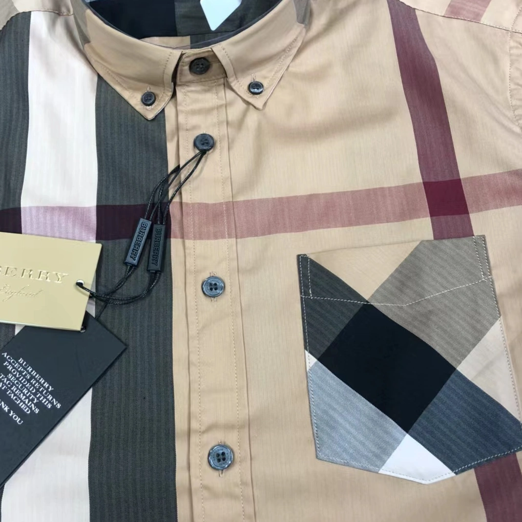 Versatile 7327 Burberry Shirts Long Sleeved For Men