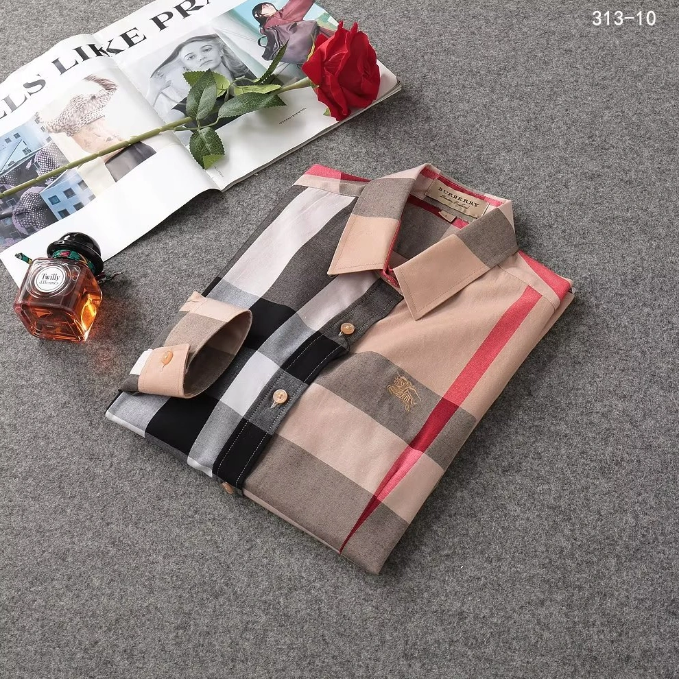 Versatile 7778 Burberry Shirts Long Sleeved For Women