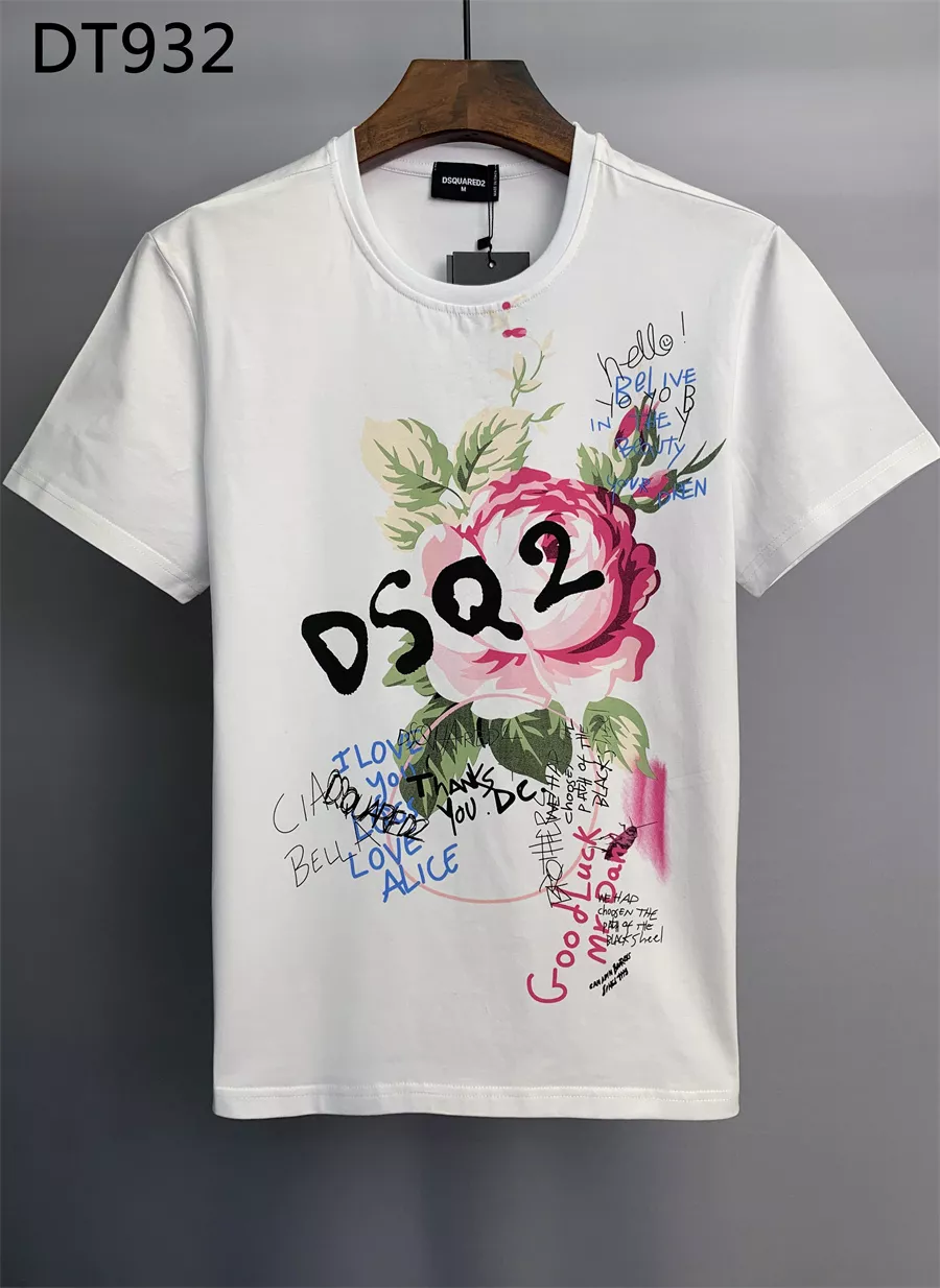 Versatile 784 Dsquared T-Shirts Short Sleeved For Men