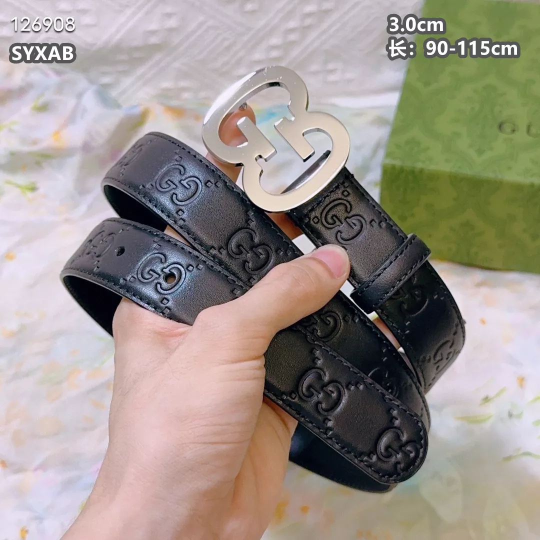 Versatile 7945 Gucci AAA Quality Belts For Women