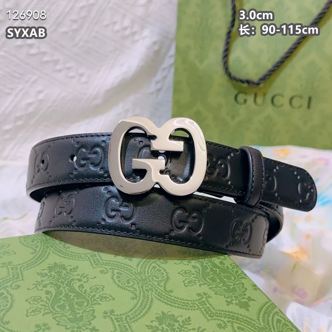 Versatile 7945 Gucci AAA Quality Belts For Women