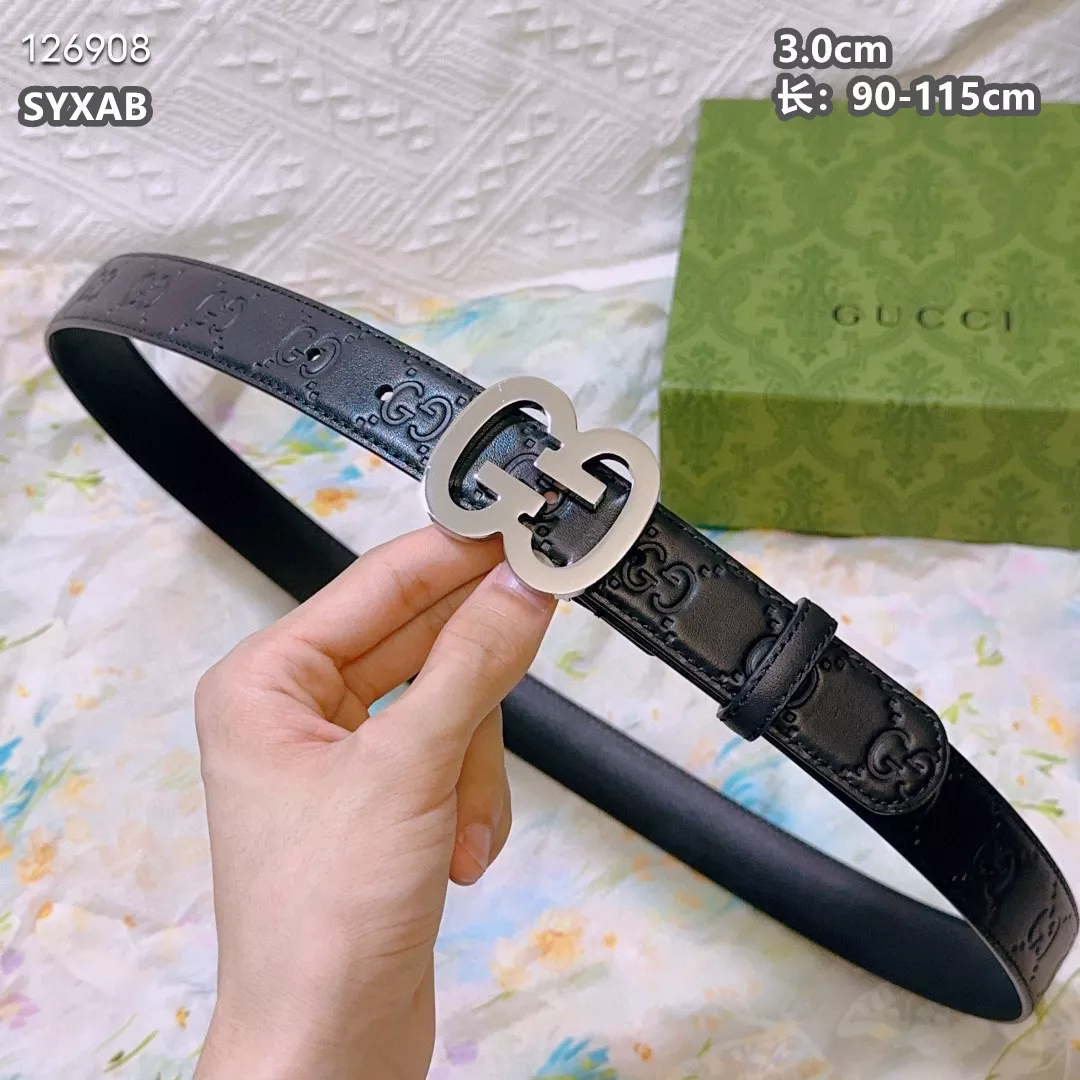 Versatile 7945 Gucci AAA Quality Belts For Women
