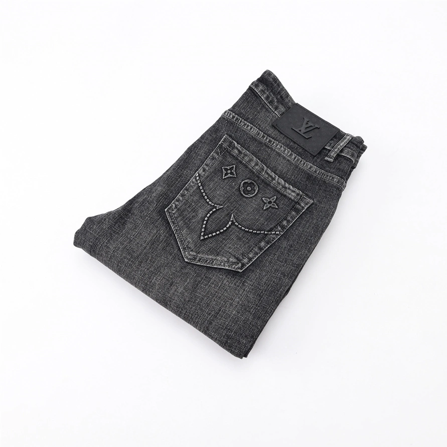 Versatile 8026 Louis Vuitton LV Jeans For Men