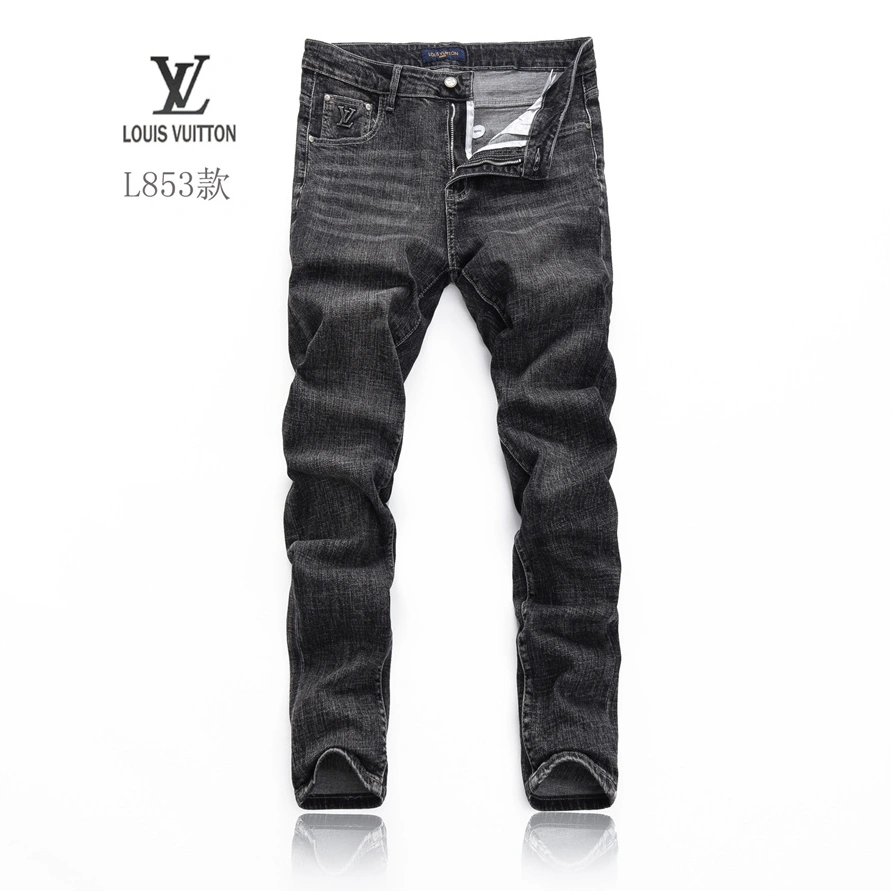Versatile 8026 Louis Vuitton LV Jeans For Men