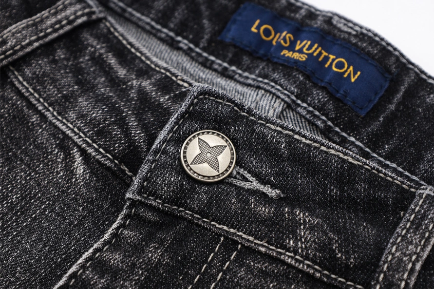 Versatile 8026 Louis Vuitton LV Jeans For Men