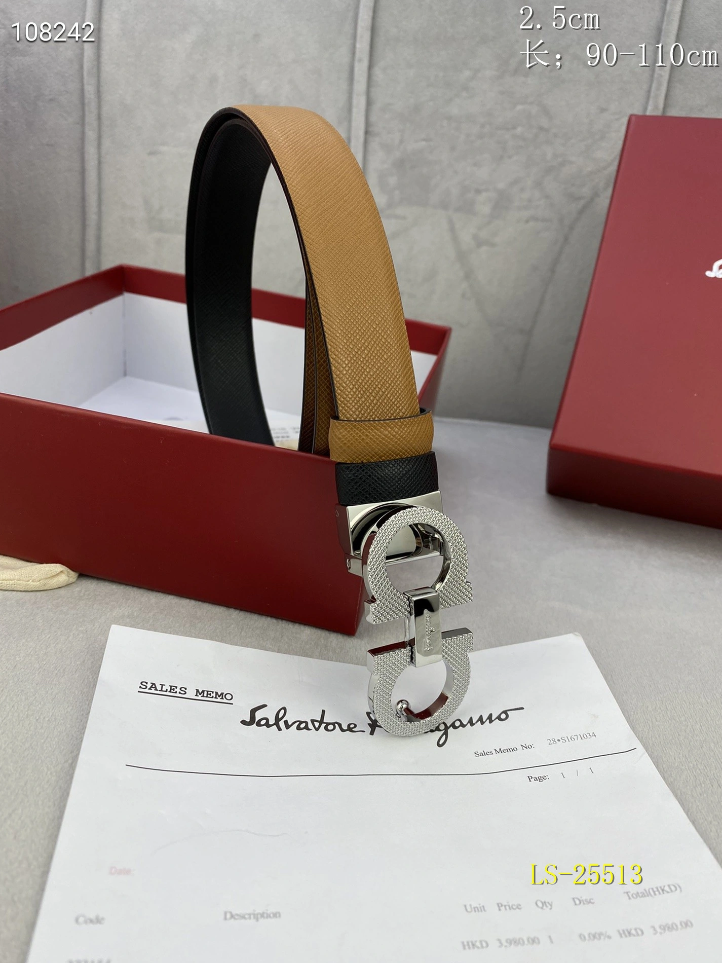 Versatile 8067 Salvatore Ferragamo AAA  Belts