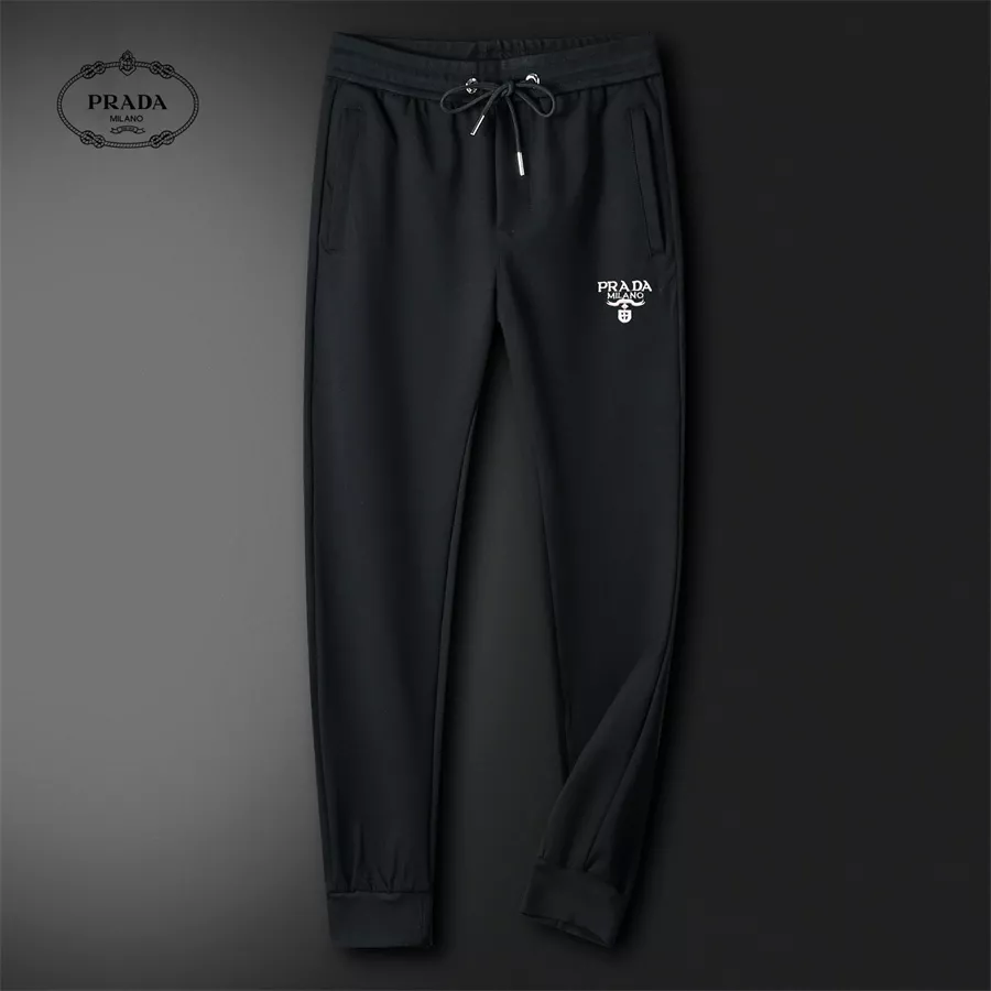 Versatile 842 Prada Tracksuits Long Sleeved For Men