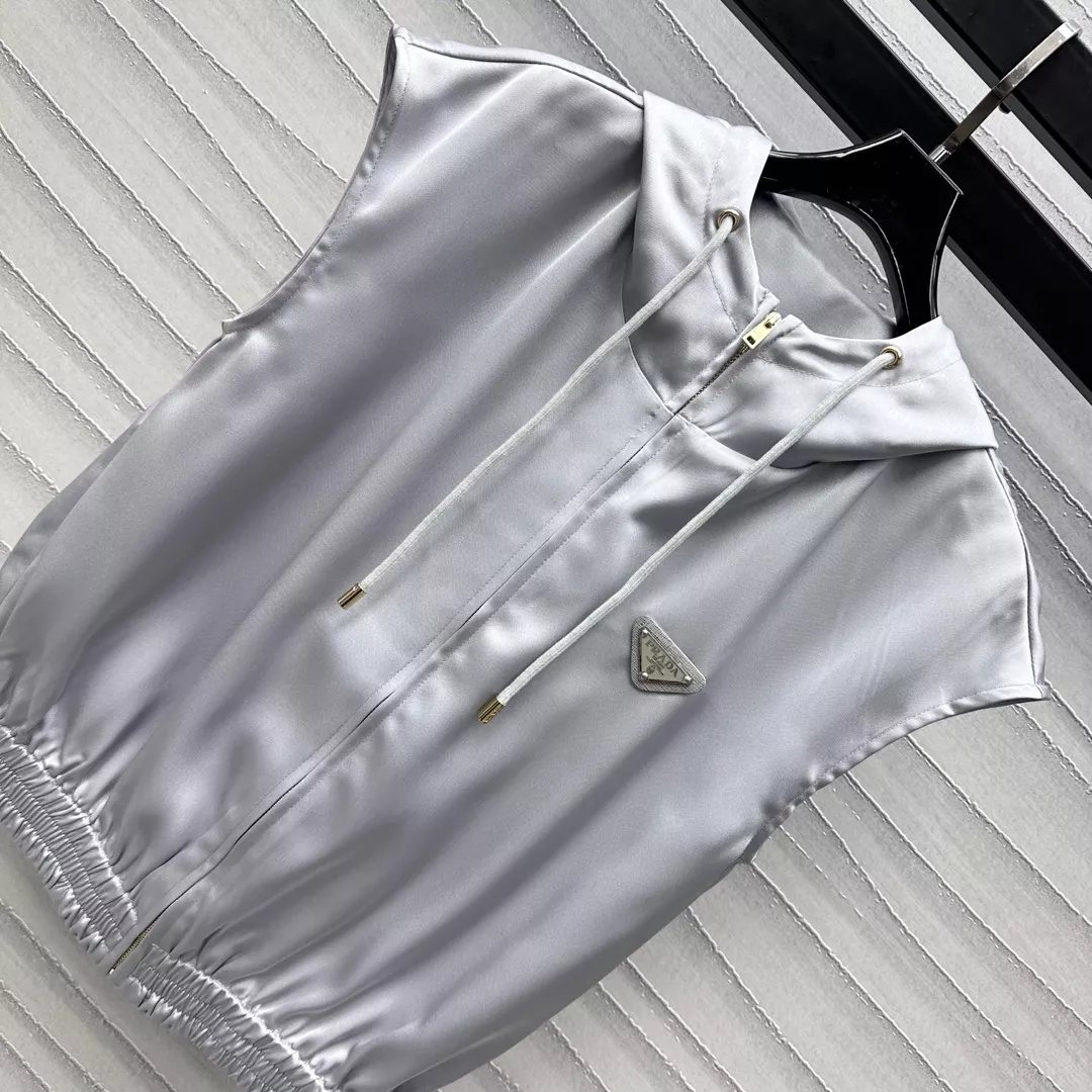 Versatile 8578 Prada Tracksuits Sleeveless For Women
